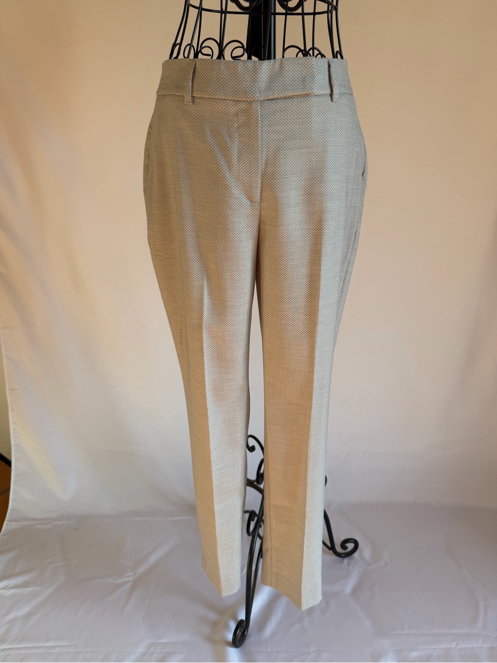 White House Black Market Tailored Textured Grey Women’s Pants